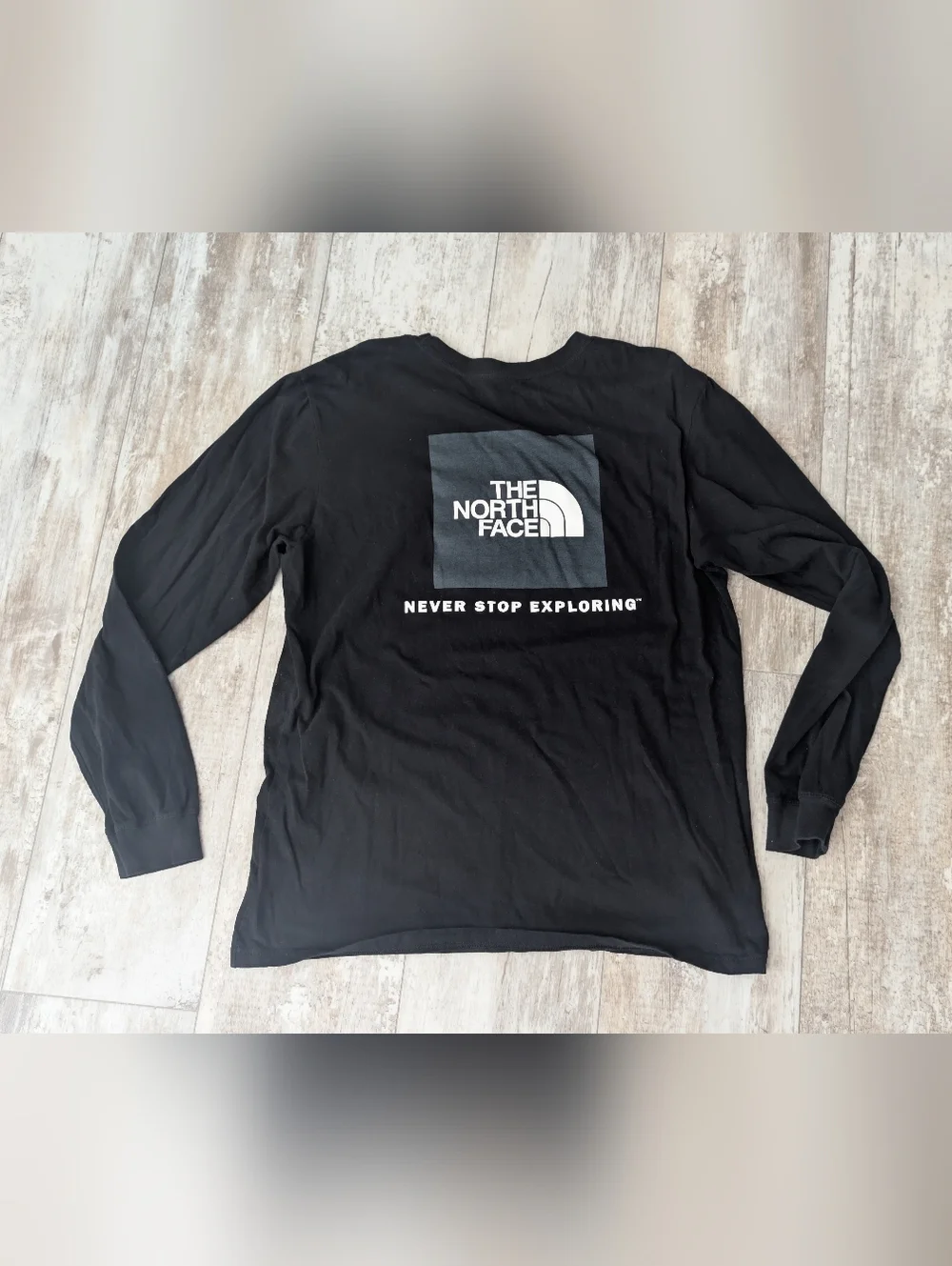 The North Face Men's Long Sleeve Logo Tee - Black